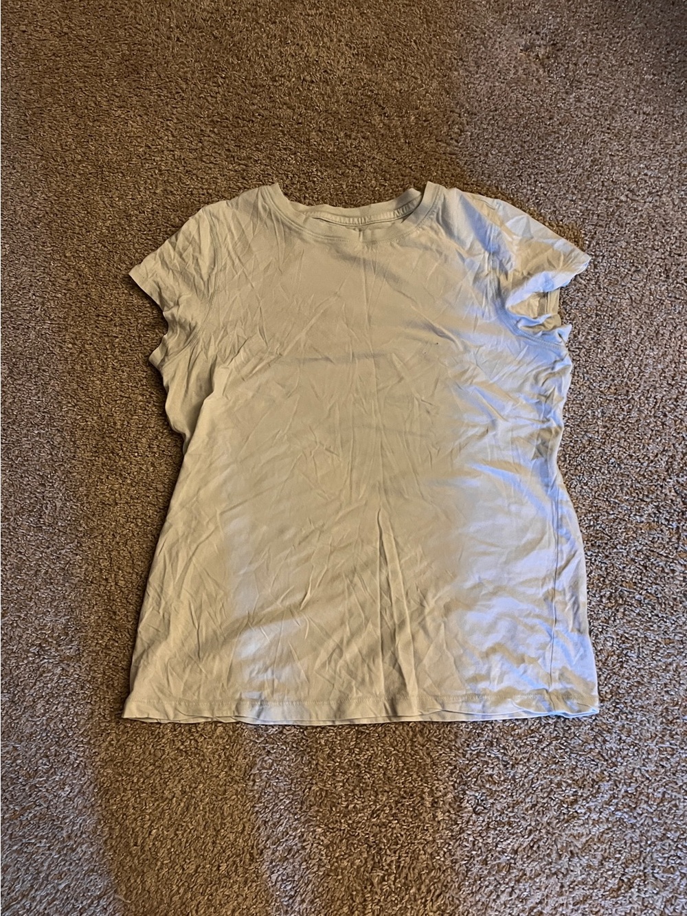 Universal Thread Short-Sleeve Crewneck Tee — Cream